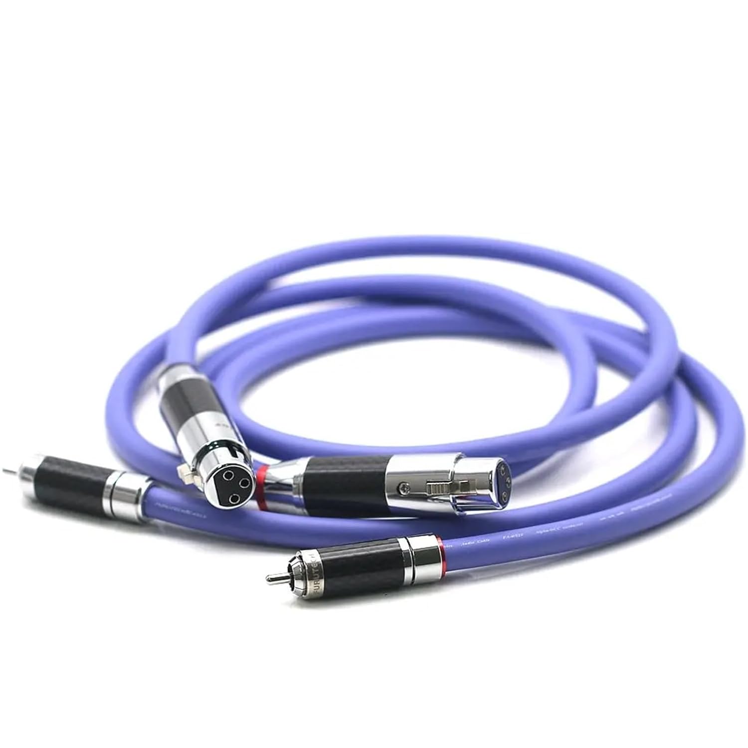HiFi Audio Cable XLR Balance Cable 2RCA to 2RCA HI-END Signal Cable with 102(XLR Female to RCA,0.5m)
