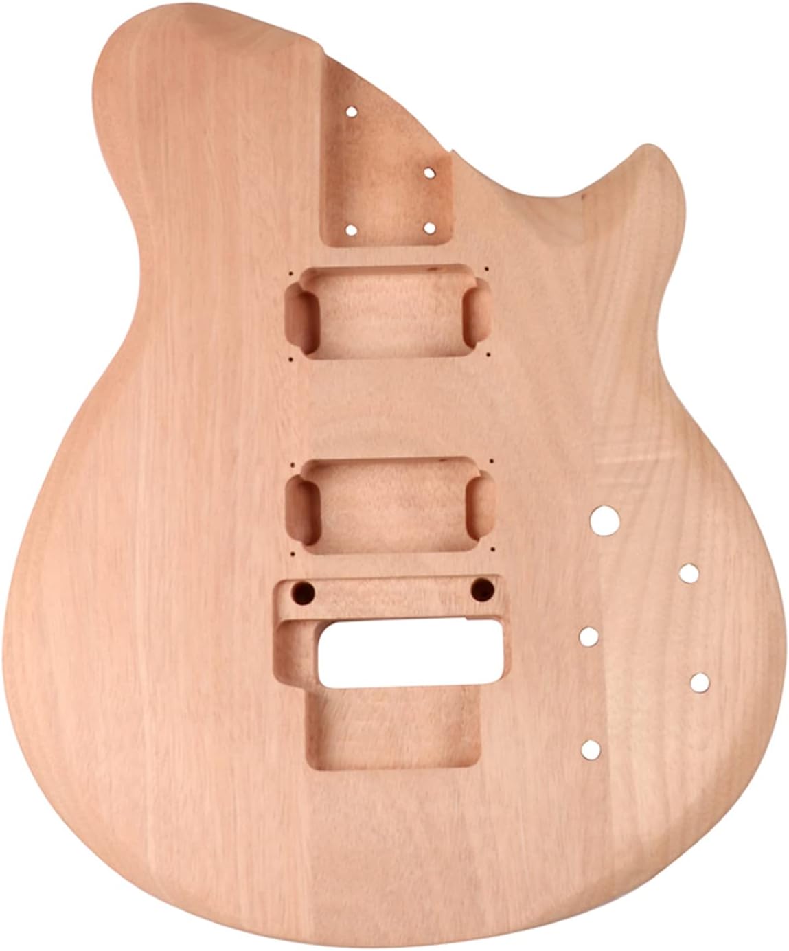 DIY Electric Guitar Kit Beginner Kit 6 String Right Handed with Mahogany Body Mahogany Neck Rosewood Fretboard Black Hardware Build Your Own Guitar.