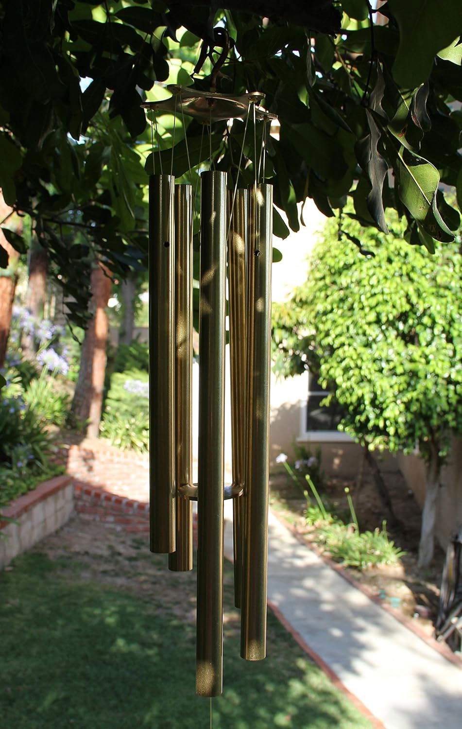 Stanwood Wind Sculpture - Brass and Copper Wind Chime