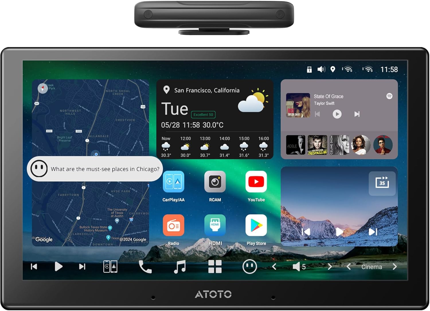 AC-MIC20 Car Noise Cancellation Dual Microphone,for X10G209E,9