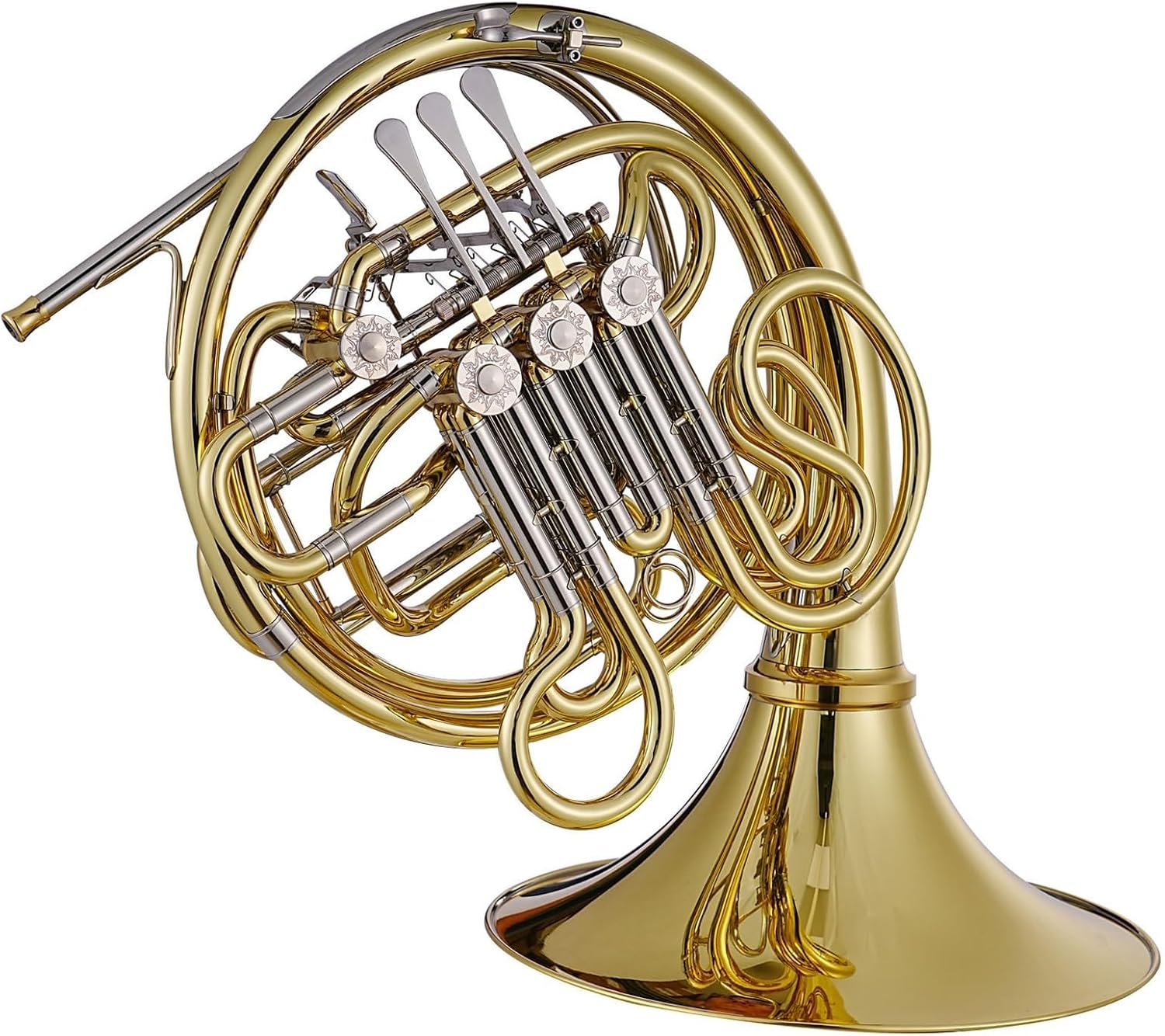 4 Key French Horn French Horn Brass Instrument Four Key Material Single Row Split B Flat Performance