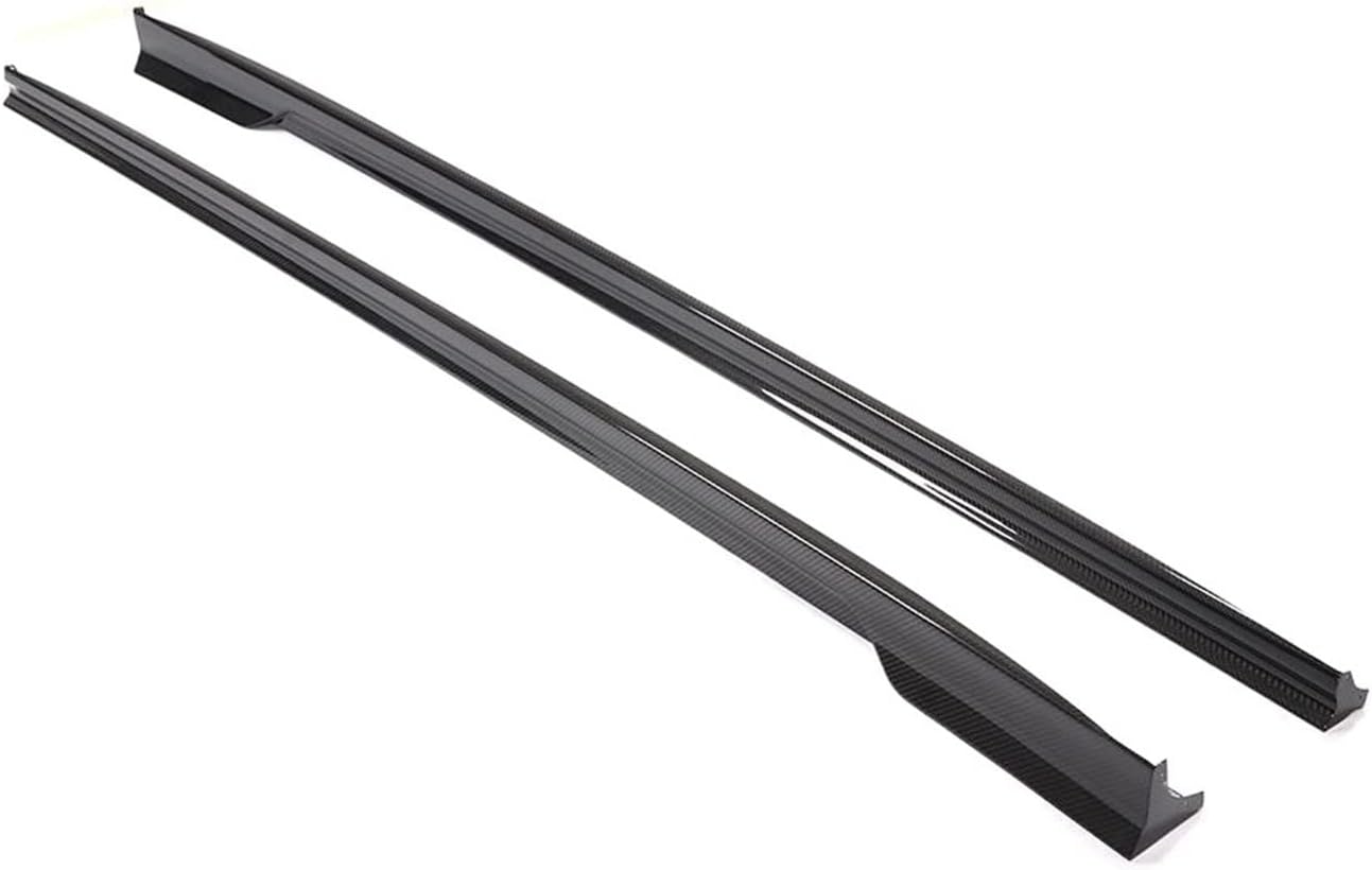 Car Side Skirts Body Kit Compatible for Maserati Ghibli 2018-2021 Side Door Bumper Skirts Apron Body Kits Full Carbon Fiber