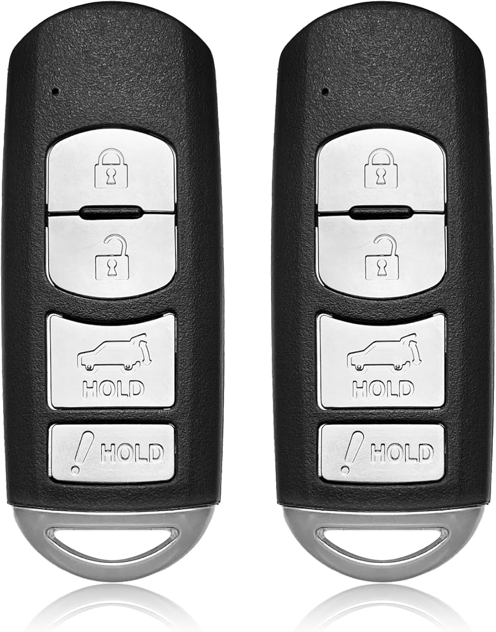 2 Keylessbest Replacement for 2016 2017 2018 2019 Mazda CX-5 CX-9 Key Fob Remote Control WAZSKE13D02 4 Buttons 315MHz