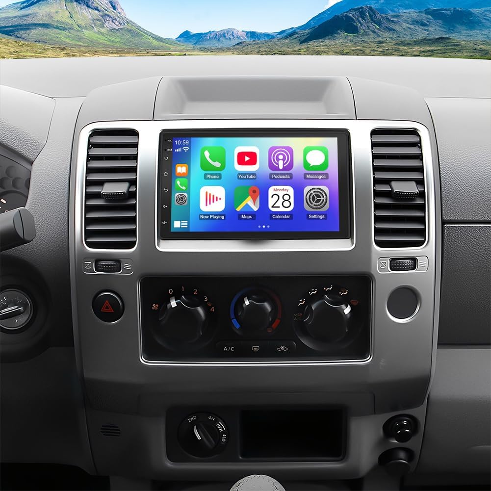 Android 13 Double Din Car Stereo Radio for 2005-2009 Nissan Frontier 7