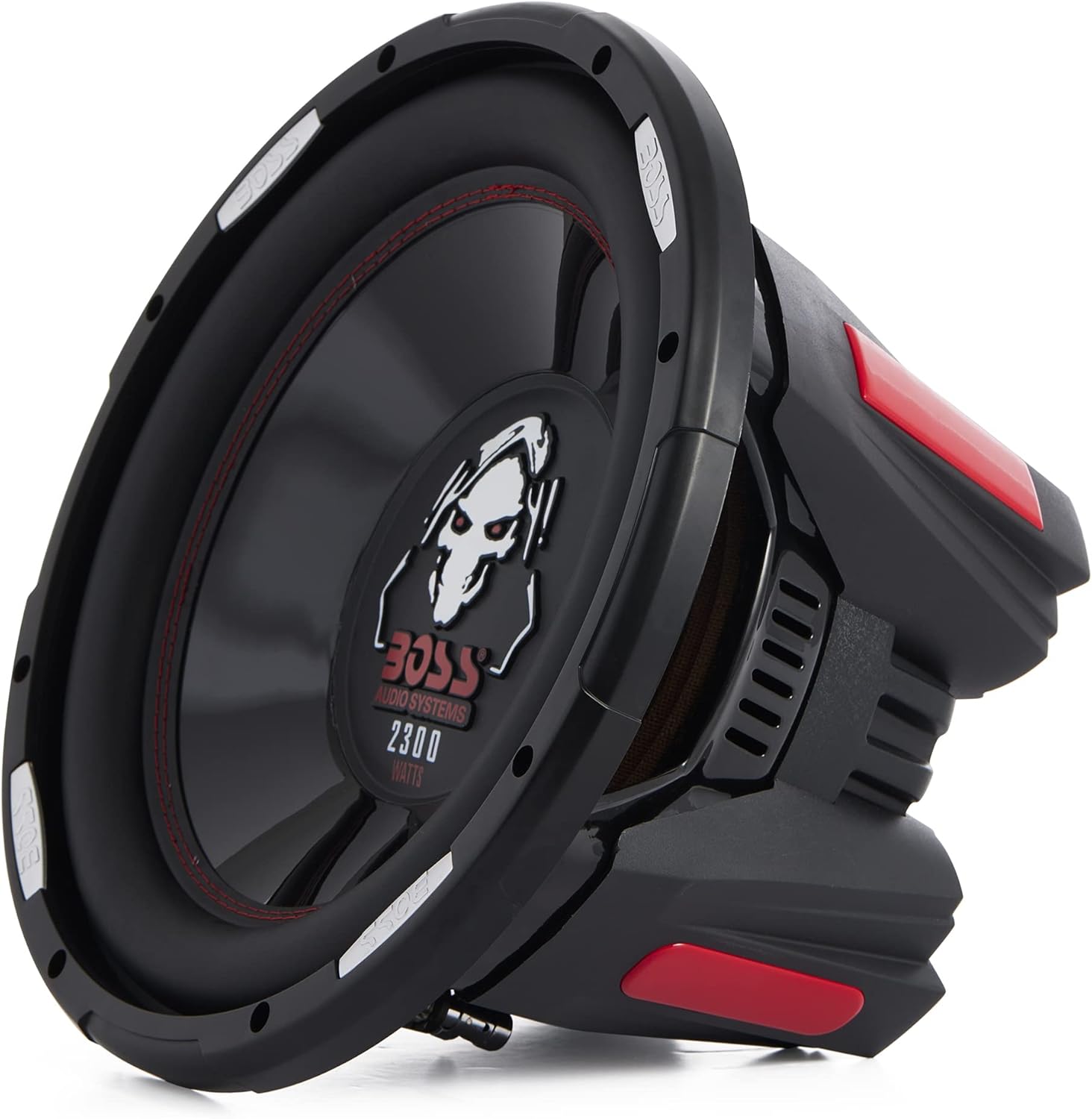 BOSS Audio Systems Phantom 12 Inch 2300 Watts 4 Ohm Dual Copper Voice Coal Car Audio Stereo Subwoofer Speaker with Poly Injection Cone