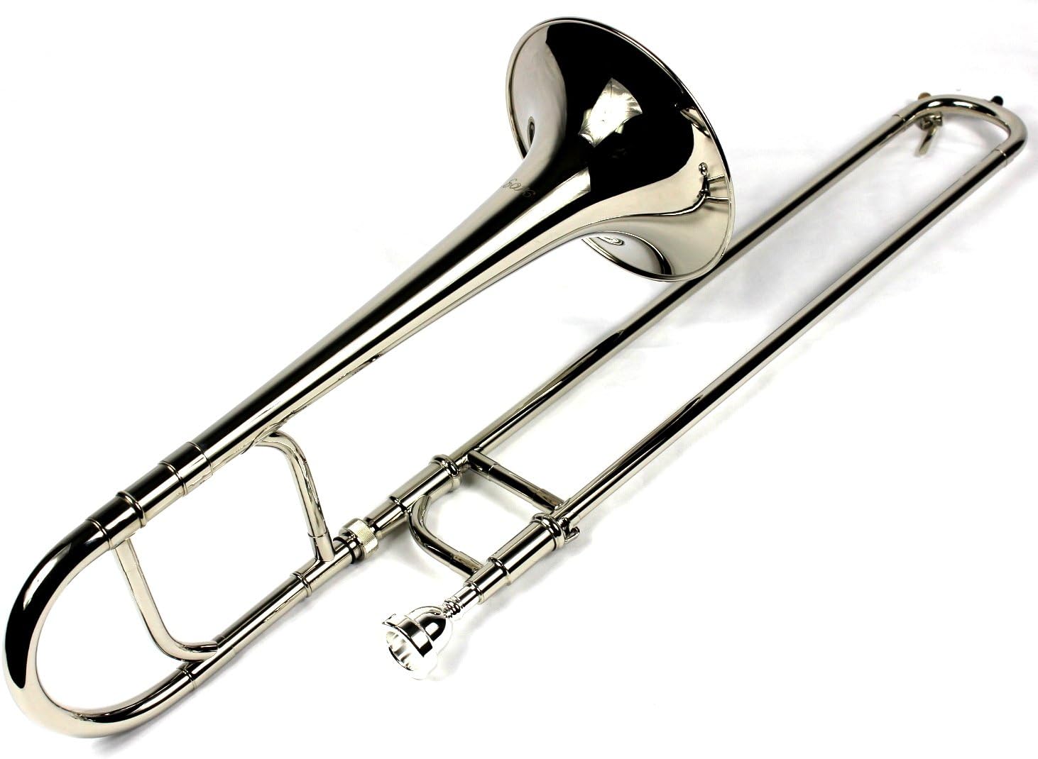 Diginex Nickel Plated Eb Alto Trombone with Case and Mouthpiece