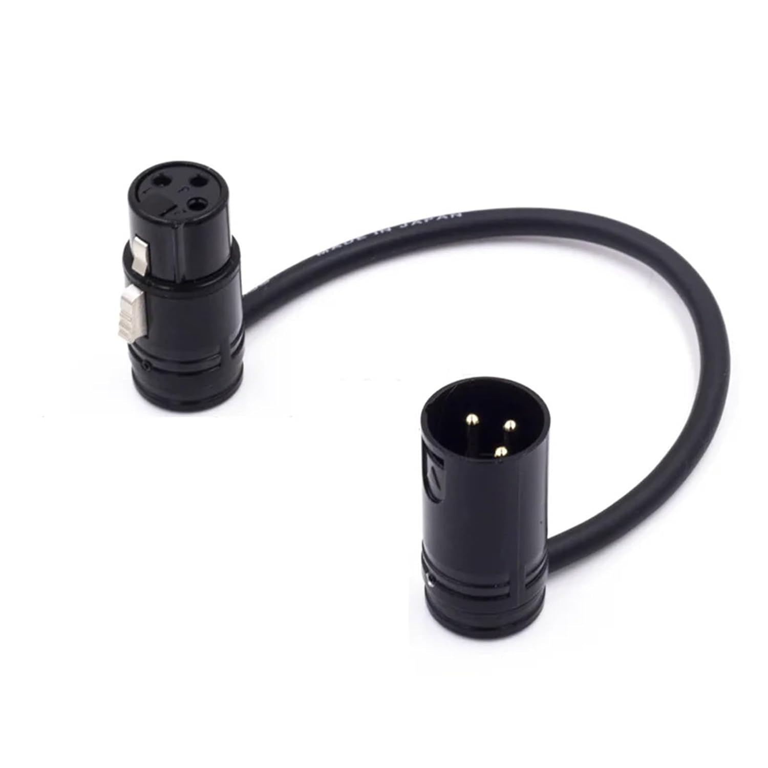 Right Angled Curved K3M Microphone Cable for FX3 FX30 ILME-FX6 XLR-K3M DMW-XLR1GK GH5 NX200 AG-CX98MC x1500 Camera(2m)