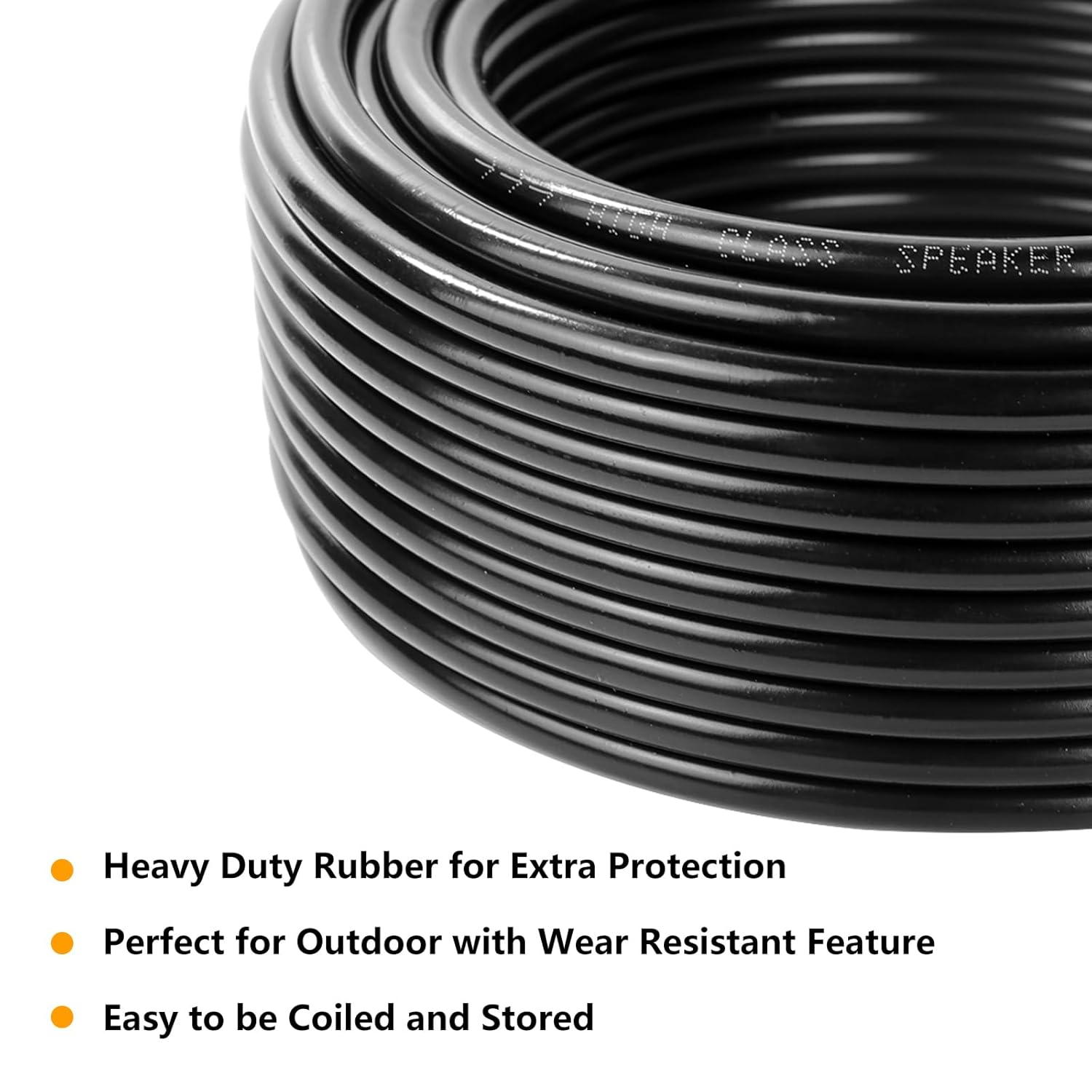 80 Feet Pack of 2 Speakon to Speakon Cables - 2pcs 80Ft NL4FC Speak-On Male Cable - Pro PA DJ Gig Pub Audio Jack Bi Wiring with Twist Lock - 16 AWG of 2 Conductor