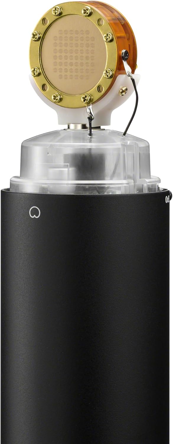 Sony Media C-80 Unidirectional Studio Condenser Microphone with Advanced Capsule Technology, Dual Diaphragm Configuration, and Acoustic Shifting Circuit