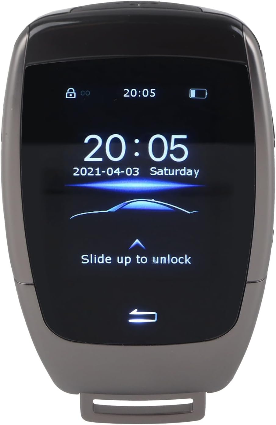 Asixxsix Smart Remote Car Key, Universal TK900 LCD Key Keyless Entry for Start Stop Engine Button Car, Anti Theft Vehicle Control Window Function(Black)