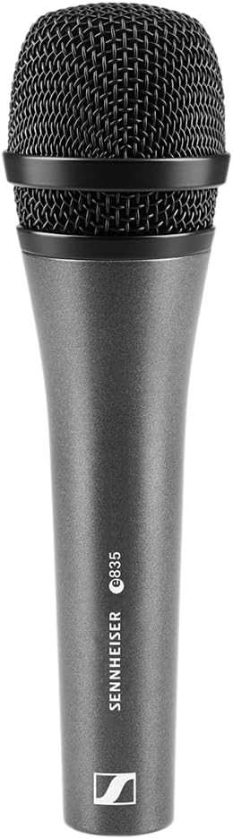 3-Pack E835 Dynamic Cardioid Microphone, Black Bundle w/ 3-Pack Pig Hog PHM10 8mm Mic XLR Cable and Liquid Audio Polishing Cloth