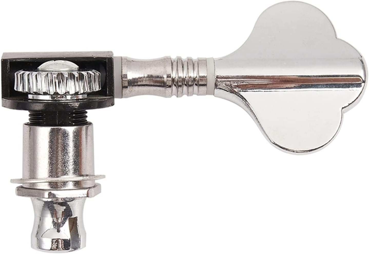 A Set of 4 Pcs Chrome Bass Tuning Pegs Machine Heads Tuners for Bass Guitar Accessories Parts Musical Instrument Guitar Machine Heads Knobs