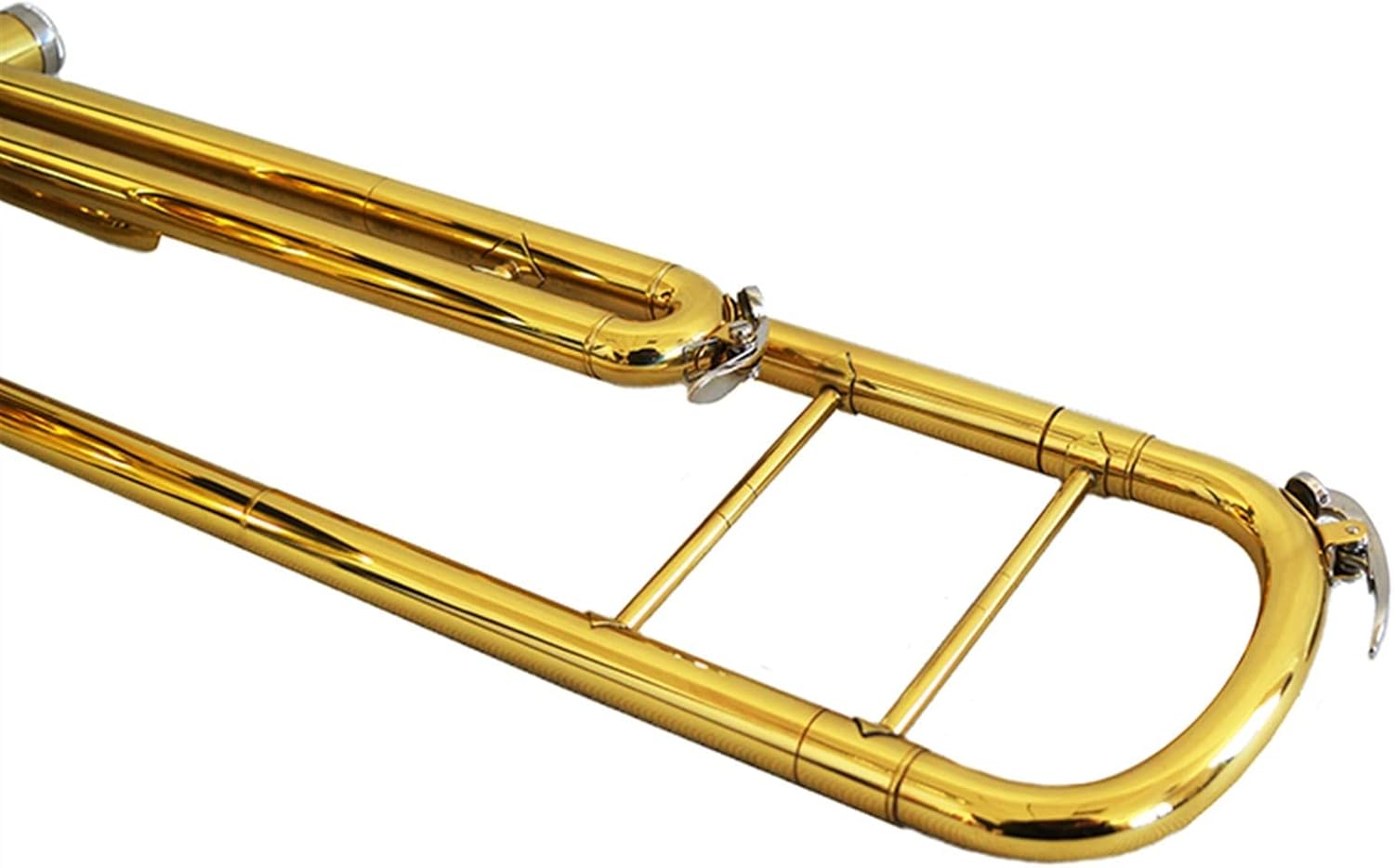 TSTS C Key Gold Three Key Lacquered Brass Trombone Suitable for Stage Performance Beginner Trombone