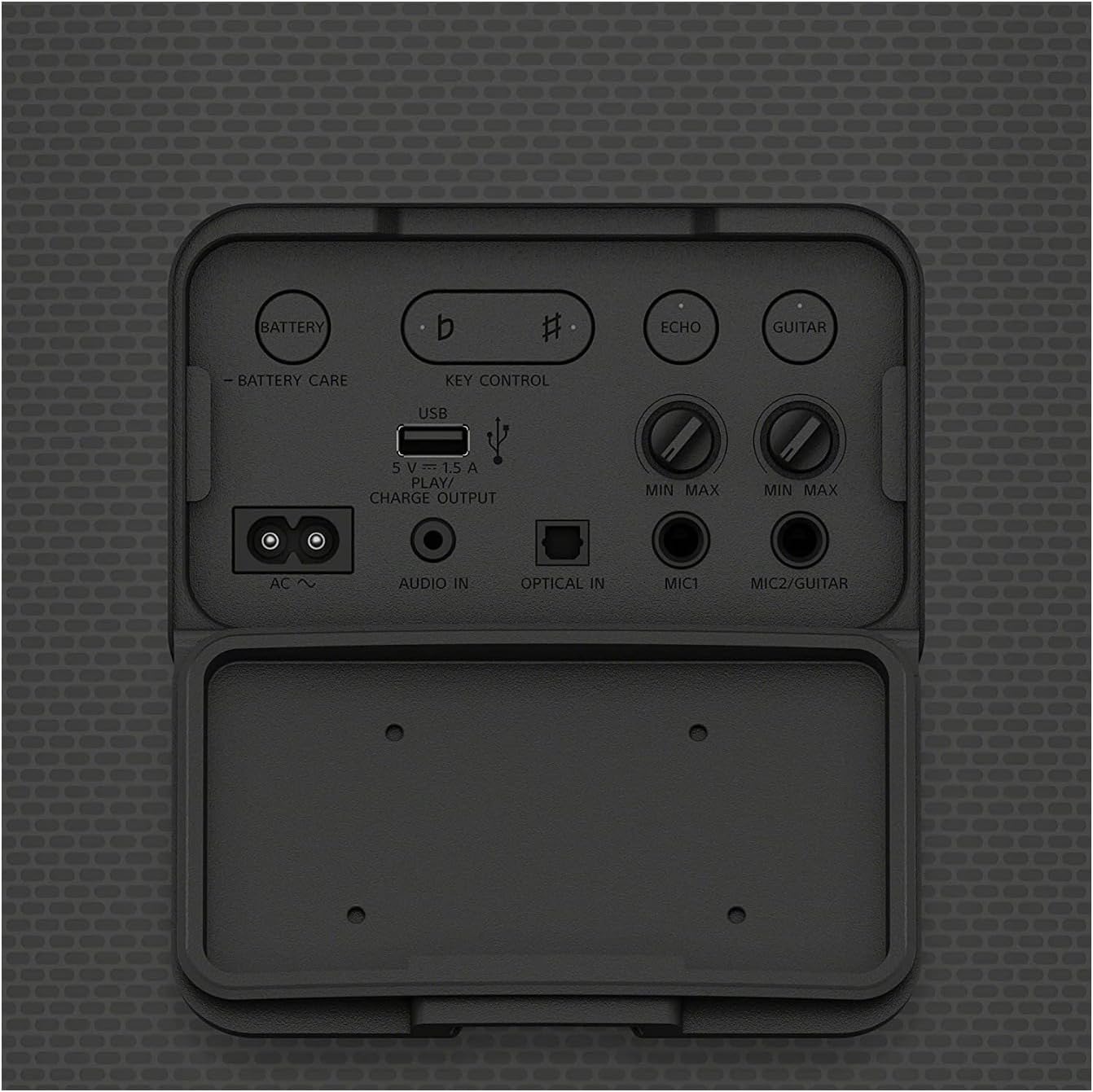 Sony SRS-XV800 X-Series Wireless Portable Bluetooth Karaoke Party Speaker(Black) with Wired Dynamic Microphone Bundle (2 Items)