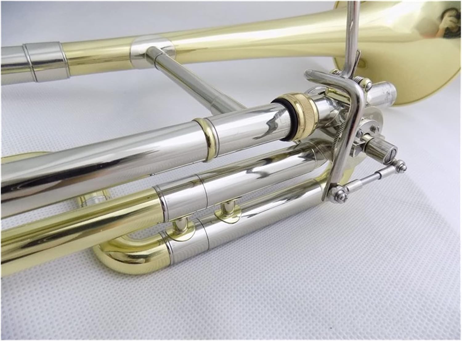 Student Trombone EB Alto Trombone Musical Instruments Children Alto Trombones with Case Mouthpiece Yellow Brass Trombon Trombone Kit