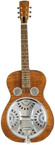 Epiphone Dobro Hound Dog Deluxe Round Neck Resonator, Vintage Brown