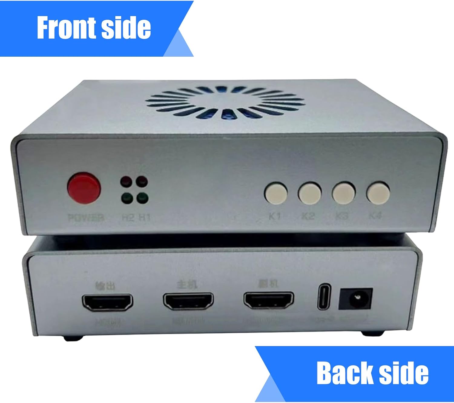 Aluminum Multimedia Overlayer Synthesizer 3840x2160 60Hz DMA Hardware Combiner Display Fuser Hardware Device DMA Combiner Kit