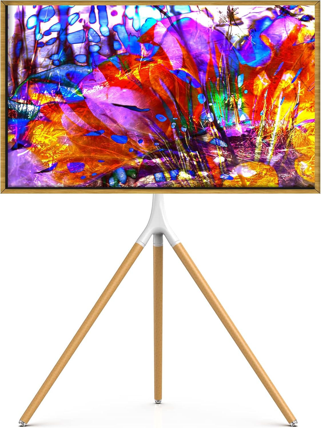 Easel TV Stand with Tripod Base for 45