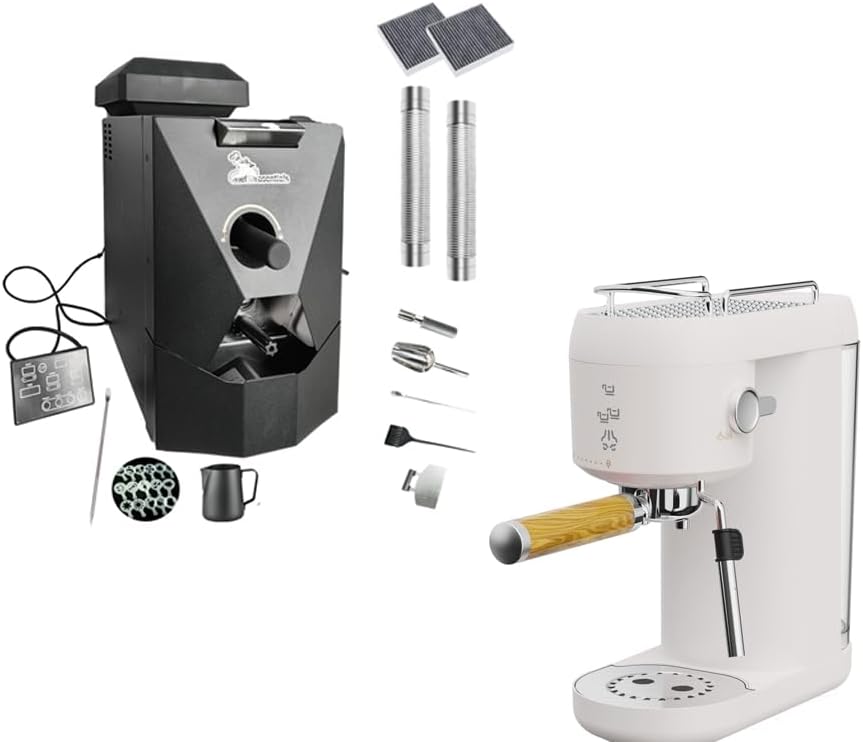 Electric Espresso Coffee Machine Equipment Set with Milk Frothing Jug