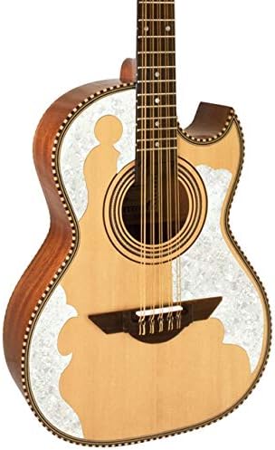 H. Jimenez LBQ4E El Patron Bajo Quinto with Pick-up, Beige