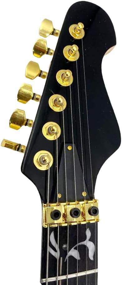 LED Light Electric Guitar Maple neck Acrylic Body Crystal Guitar Blue Sweet Sound for beginners,students,adults (kit-led-iba)