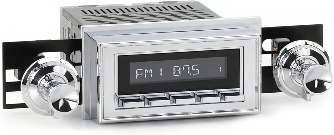 RetroRadio Compatible with 1961-62 Chevrolet Corvette Features Include Bluetooth, USB, AM/FM HC-M2-108-09-79C4