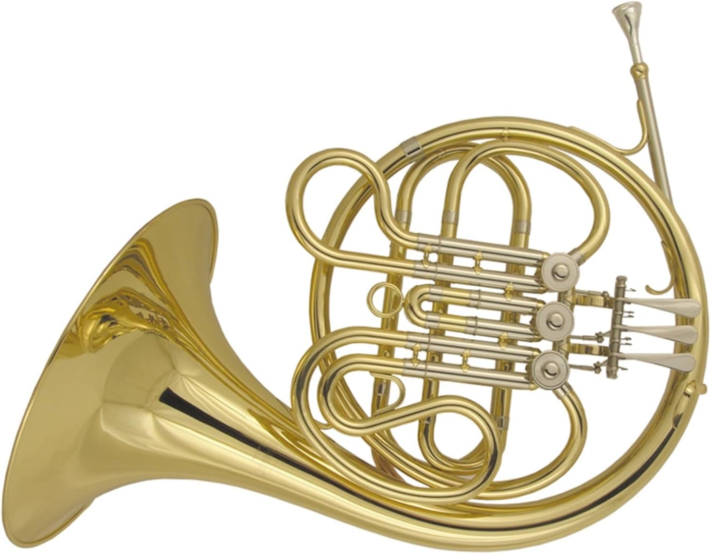 Brass 3 key single row F tone French horn suitable for beginners
