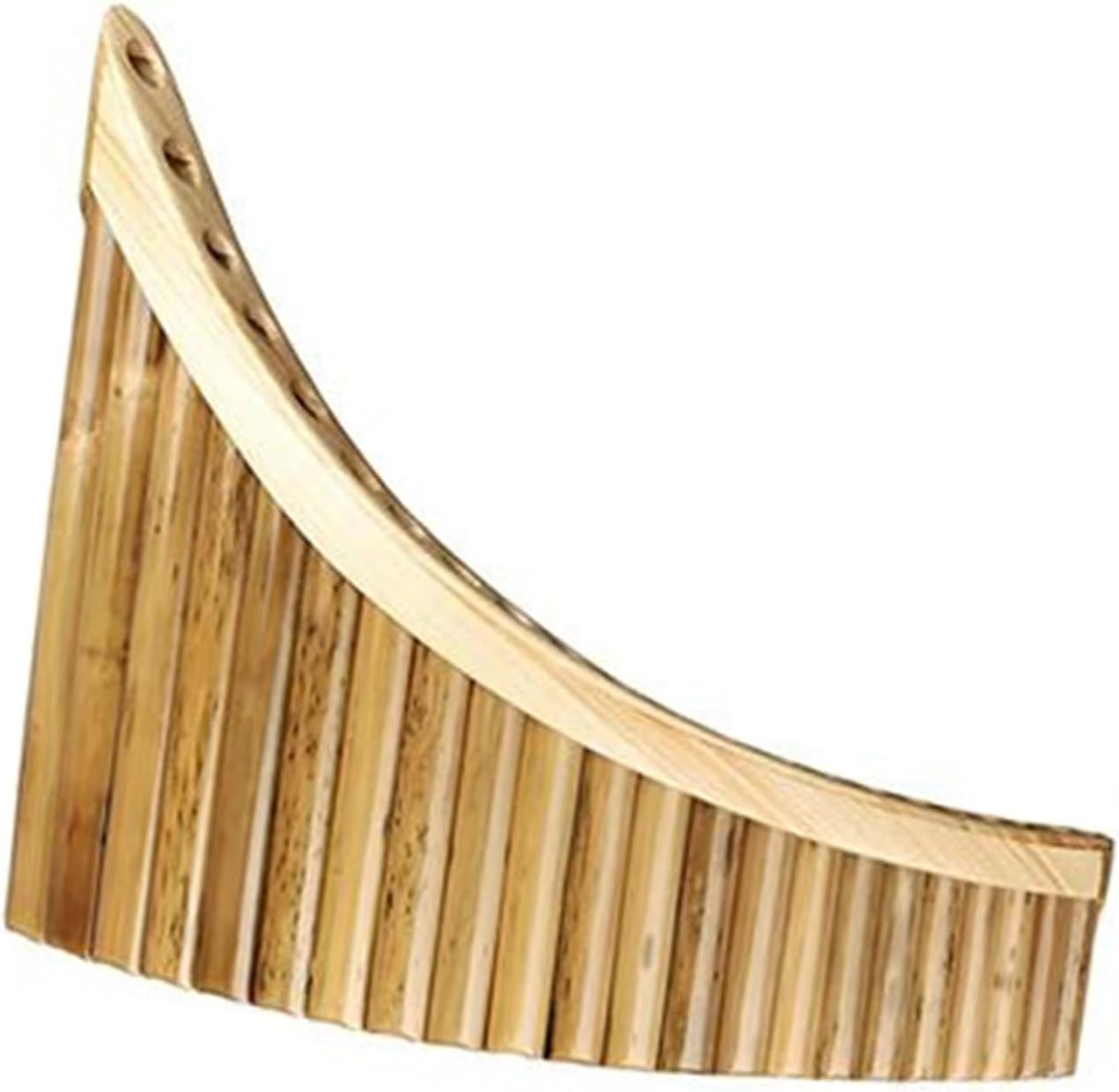 25 Pipe C Key Pan Flute 22 Pipe G Key Water Bamboo Pan Flute Handmade Woodwind Instrument(LEFT SMALL G)