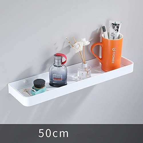VIDI Bathroom Shelf Bath Shower Aluminum White Corner Shelf 50CM Wall Mounted Black Kitchen Storage Holder