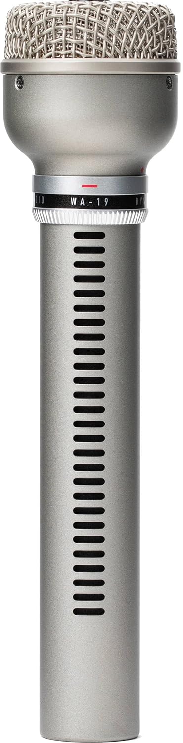 Warm Audio WA-19 Nickel Dynamic Studio Microphone with On-Stage Stands MS7701B Microphone Stand and 20' XLR Cable