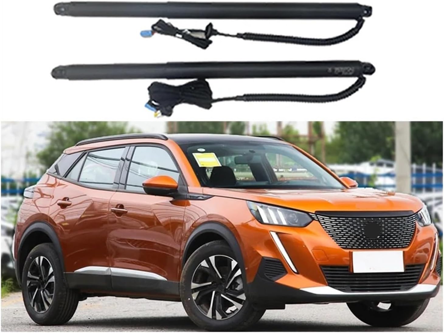 Car Electronics Tailgate Smart Electric Accessories Tail Gate Lift Compatible with Dong Feng Compatible with Peugeot 2008 2020+ Trunk Spring Foot Sensor(with Kick Senor)