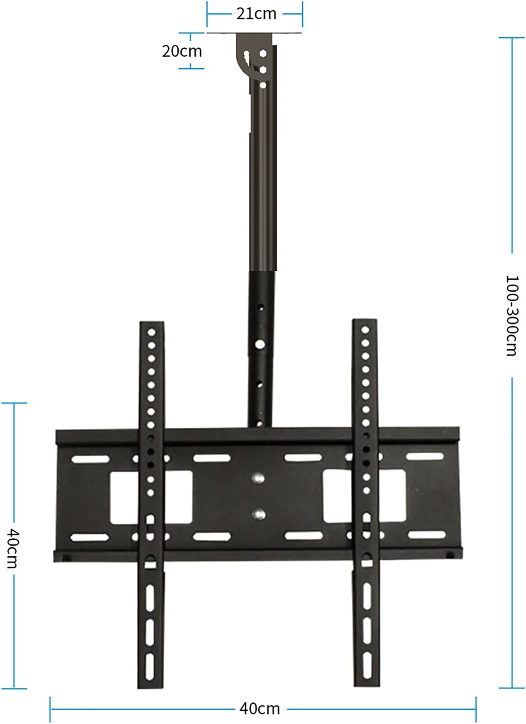 tv Wall Mount' TV Stand,tv Wall Mount Ceiling TV Mount, 360° Swivel and Tilt Ceiling TV Bracket, Fit Most 32-55 Inch LCD Flat Screen and Curved TVs (Size : 2m) Wall Mount tv Bracke