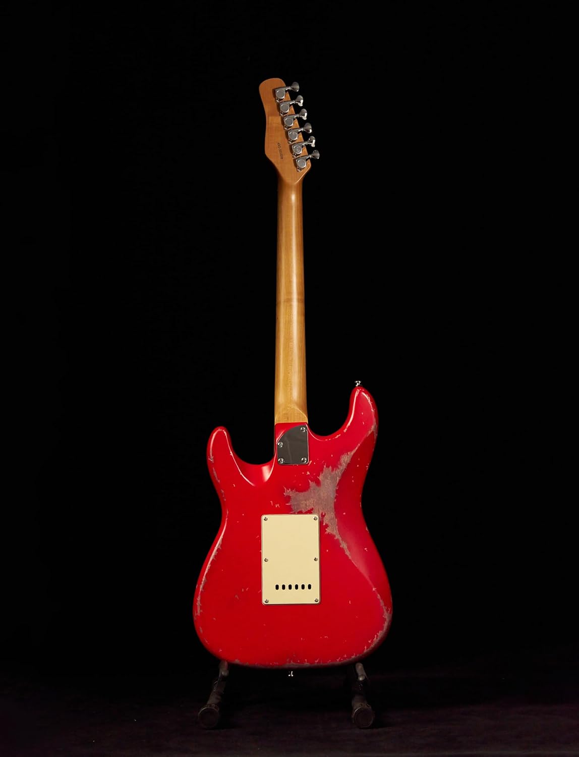 KGD Relic Electric Guitar,Roasted Maple Neck and Rosewood fingerboard,Bone Nut,6-String Relic Guitar,Professional/Full Size/Electric Guitars for Adults