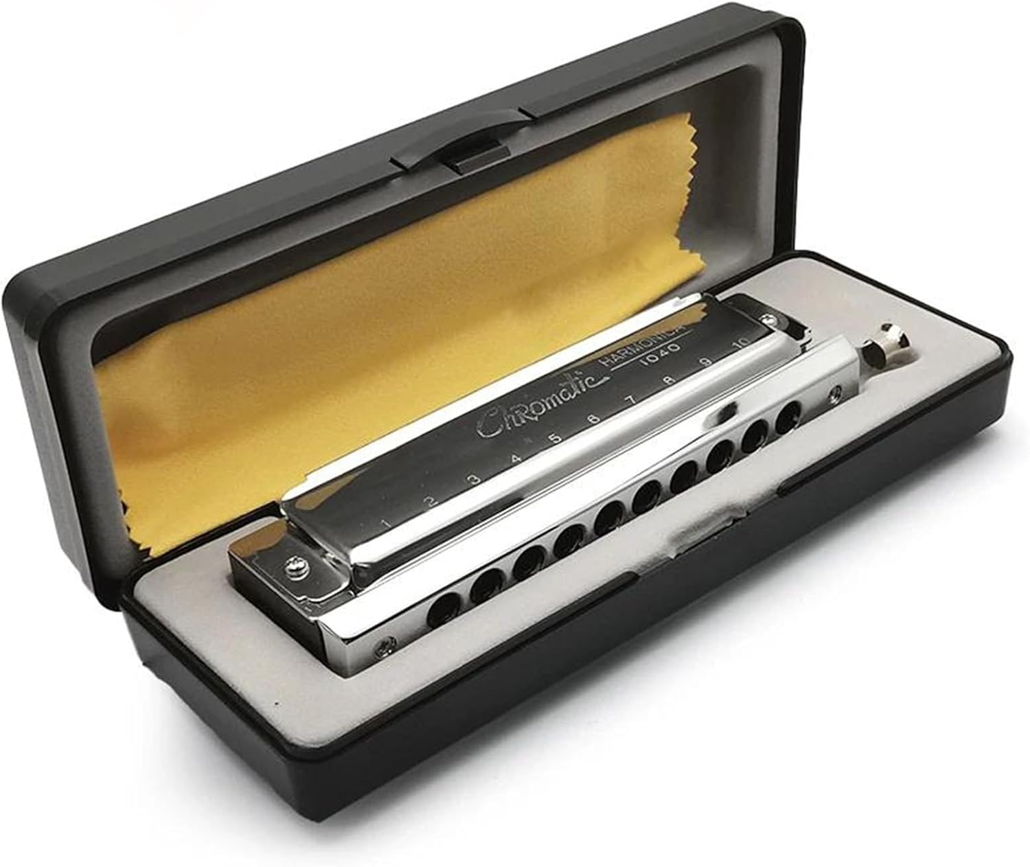 10 Holes 40 Tones Chromatic Harmonica Tones Musical Instrument Woodwind