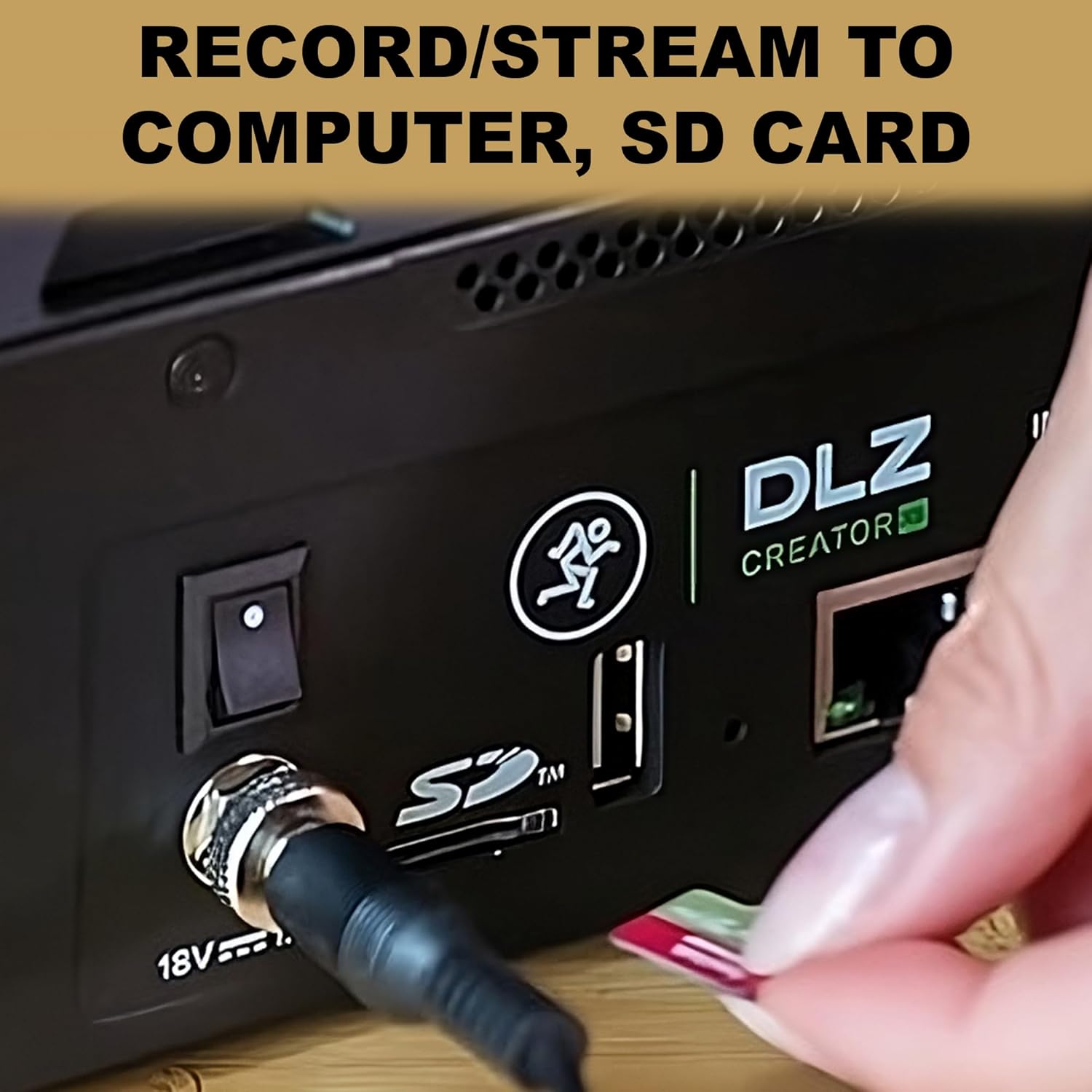 Mackie DLZ Creator XS Compact 6-channel Digital Mixer, USB, 7