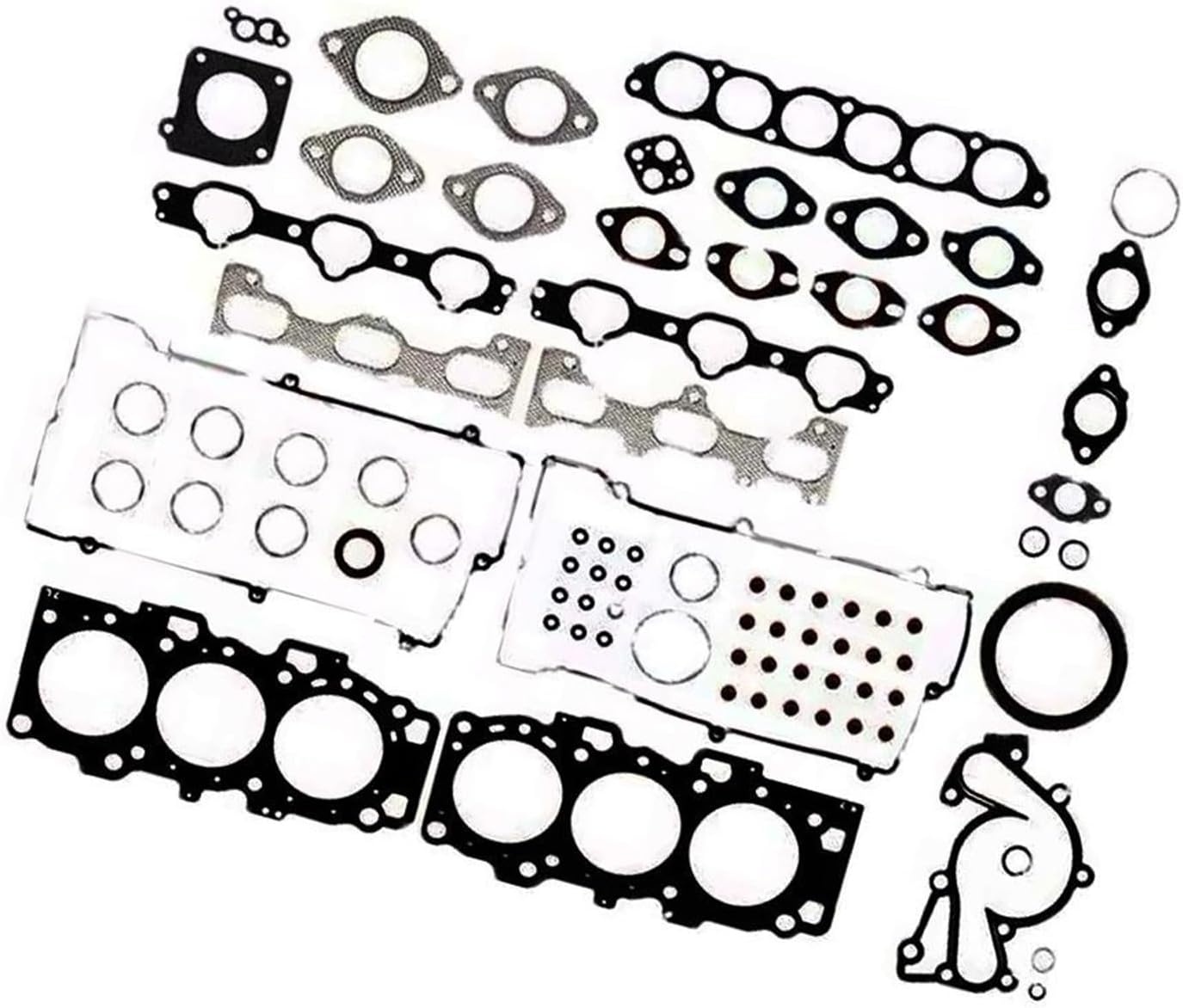 G6BA Engines 1set Engine Overhaul Gasket Seals Kit 04-06 Compatible with Hyundai Tiburon Sonata Compatible with Kia Optima 2.7L Car Accessories