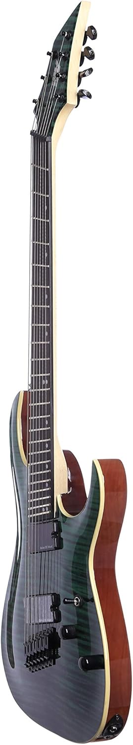 ISFF7U-450 Fanfret Electric Guitar Trans Green