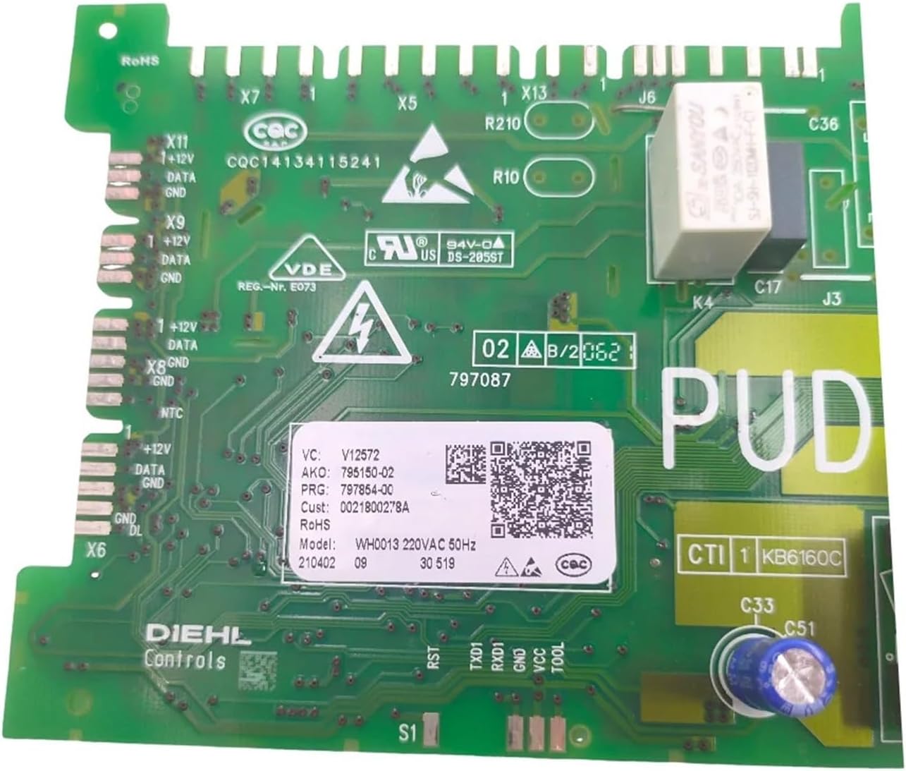 Washing Machine Computer Driver Power Board, Compatible for Haier 0021800278B 0021800278A Motherboard(0021800278A)