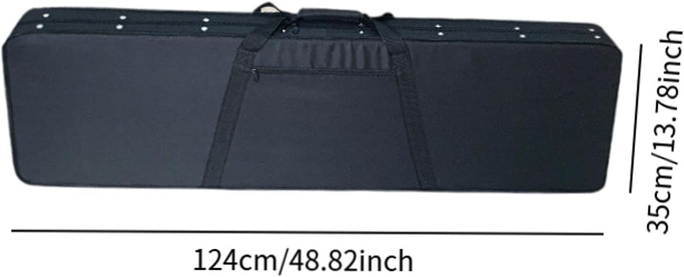 Bass Guitar Case Electric Guitar Case Lightweight Portable Thick Padding Handheld Professional Carrying Case Foam Case