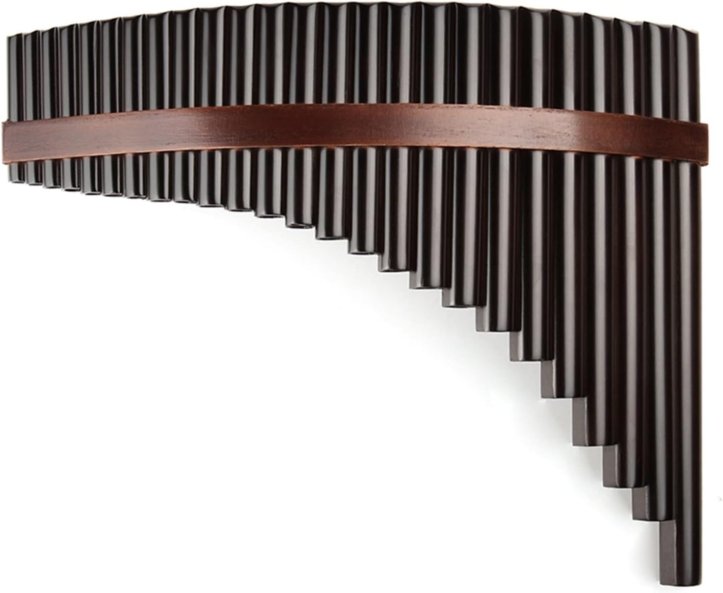 25 Pipes C Key Pan Flute Traditional Woodwind Instrument Bamboo Handmade Pipe Left Hand