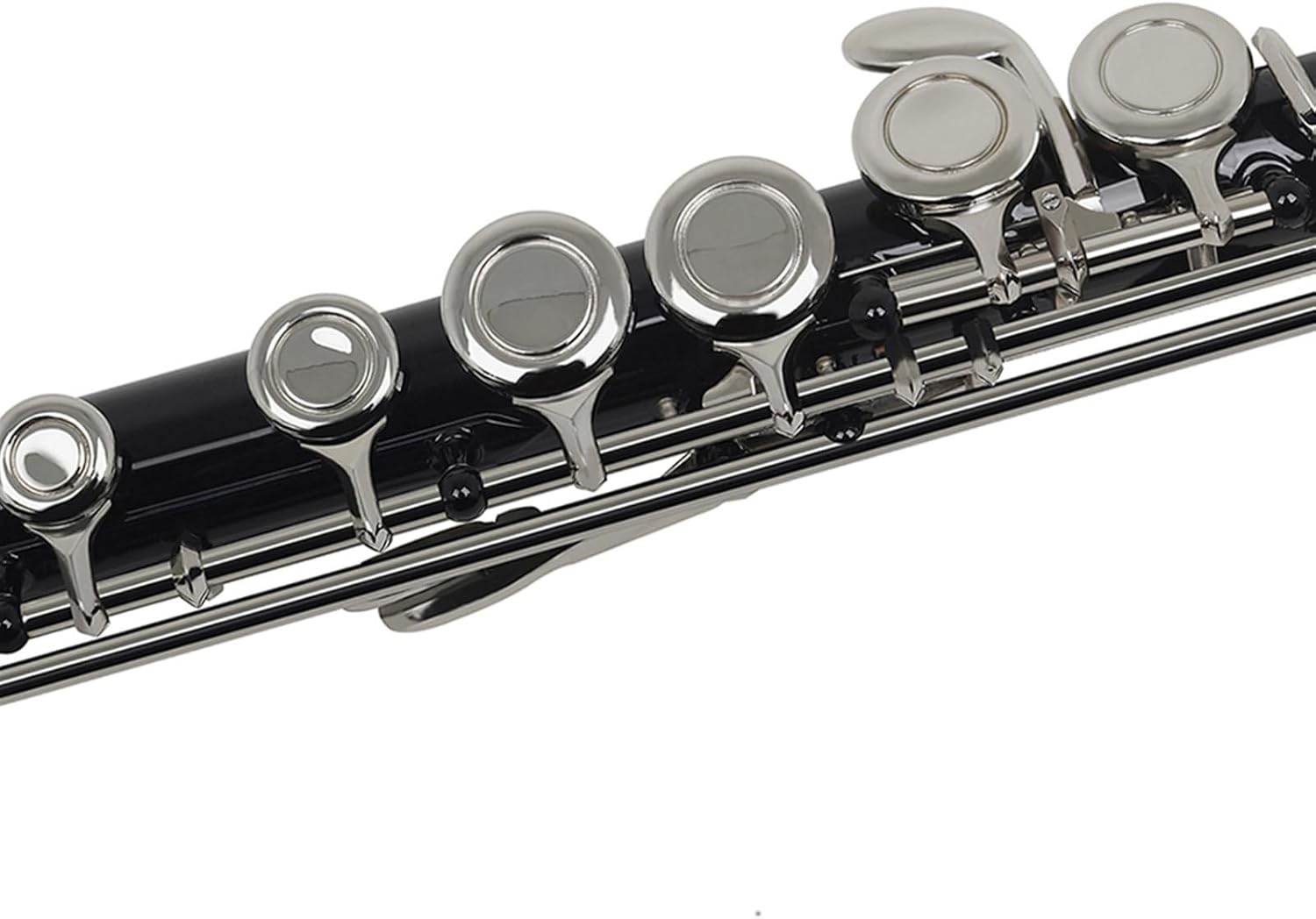 Flute Black 16 Holes Flute Woodwind Instrument Closed Key Add The E Key C Tone Nickel Plated Flute with Case Flutes Musical Instruments
