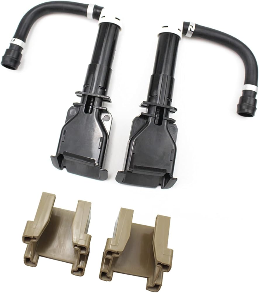 Car Headlight Water Spray Nozzle Cover Cap Front Bumper Washer Nozzle Cleaning Pump,for Infiniti Fx35 Fx37 Fx50 08-13 286421cj0a 286411cj0a