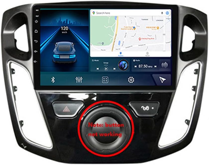 9 Inch Multimedia Receiver Double Din Car Stereo for Ford Focus 3 Mk 3 2011-2019 Built-in Carplay/Android Auto/DSP with Backup Camera/4G/SWC/Bluetooth 5.0/FM RDS Radio