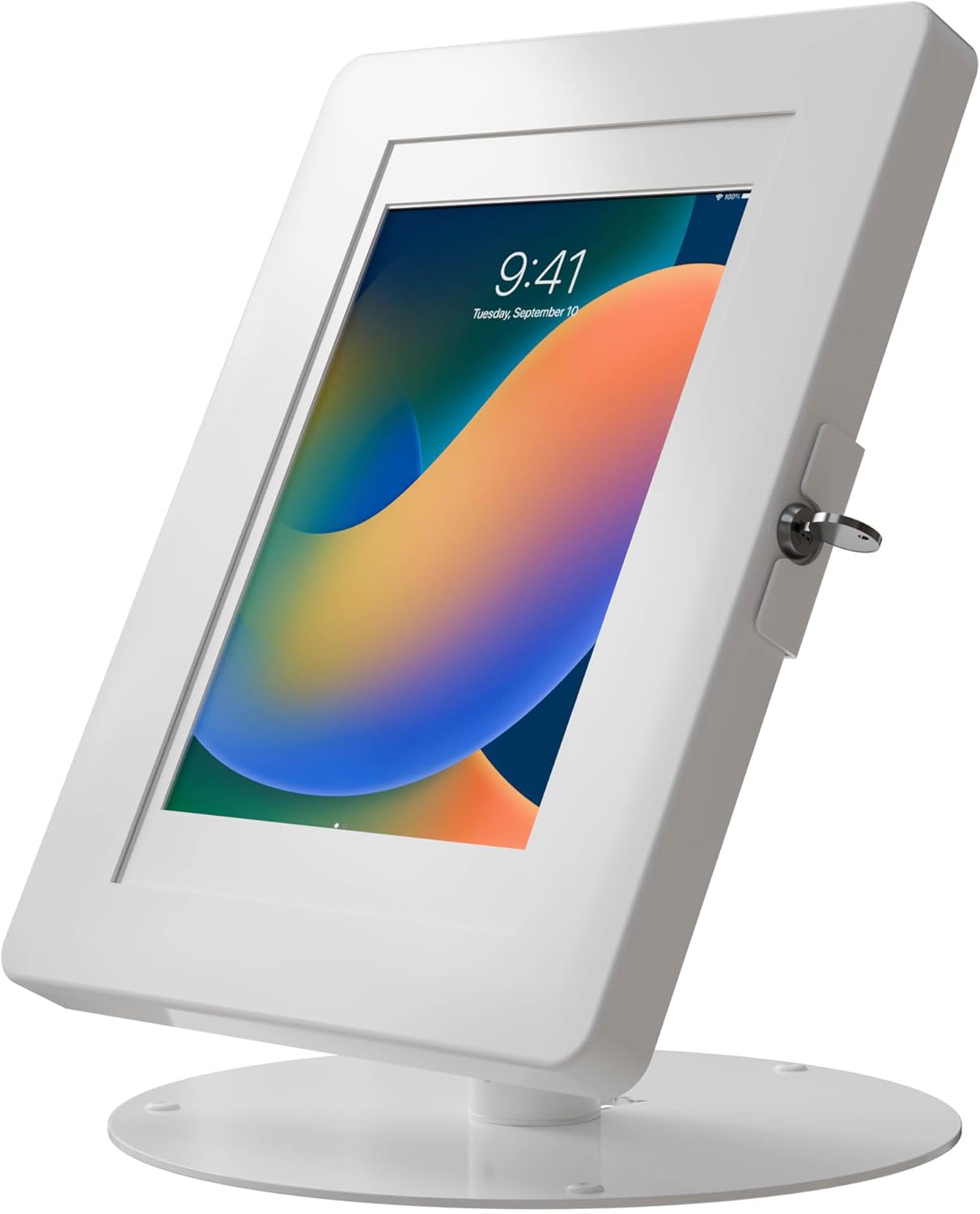 Premium iPad Retail POS Stand – CTA Upscale Tablet Kiosk Stand with 360 Degree Rotation & Locking for Retail, Restaurants & More – for Surface Pro 3-8th Gen, iPad Pro 12.9