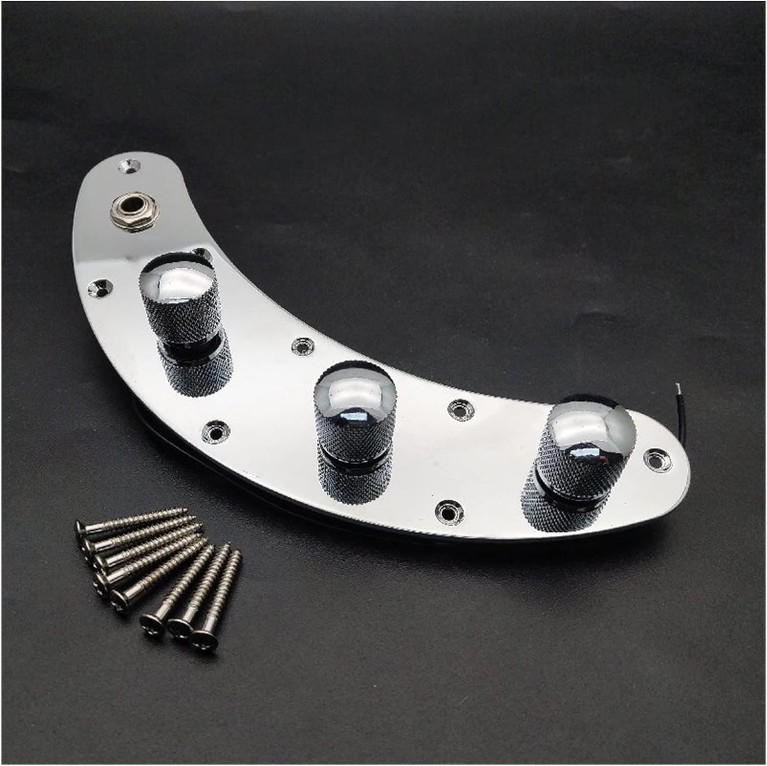 TSTS Chrome Pre Wired Loaded Converter Control Plate for Bass Guitar Guitar Wiring Harness Prewired