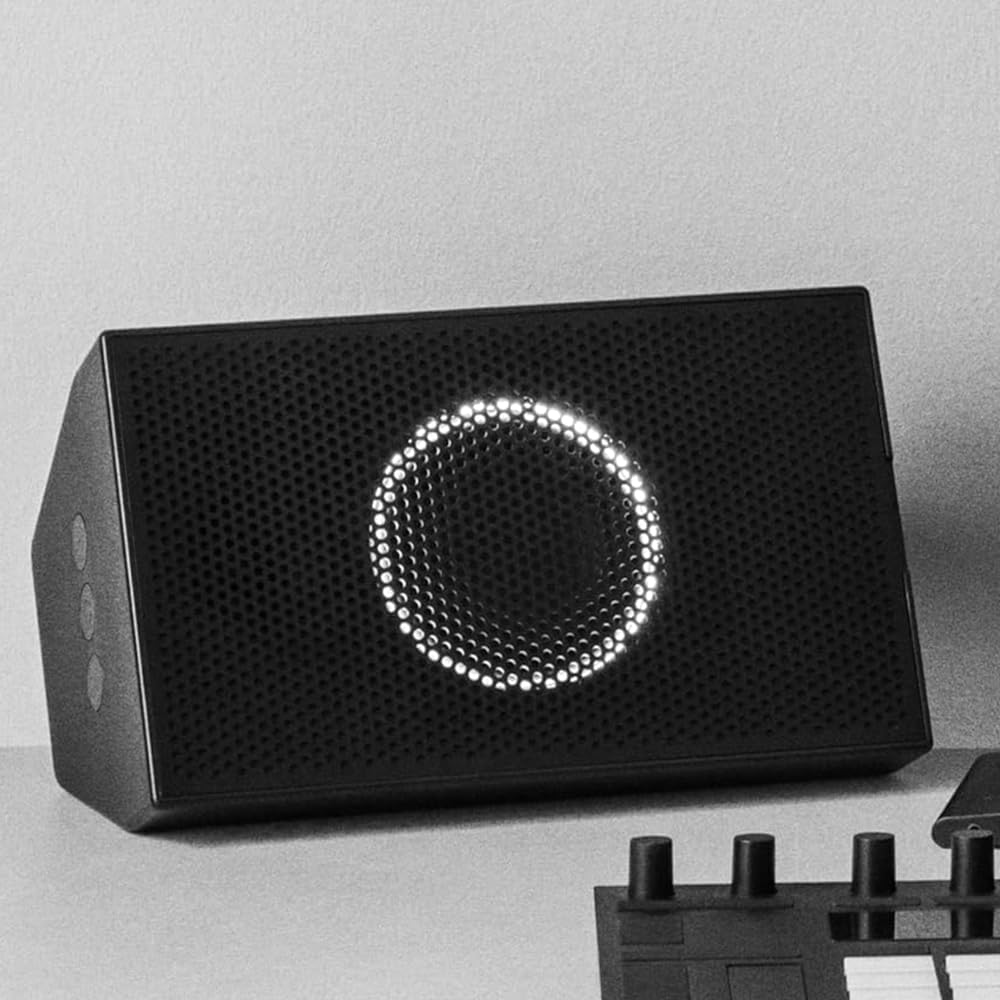 Aiaiai Unit-4 Wireless+ Powered Studio Monitors Bundle with Carrying Case & Polishing Cloth – Low-Latency Audio, Bluetooth & Wired Modes, Compact & Portable Design