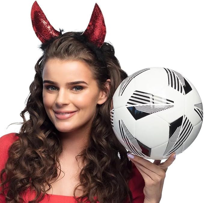 Boland 01069 – Headband Devil Horns Hats and Other Headgear Red/Black