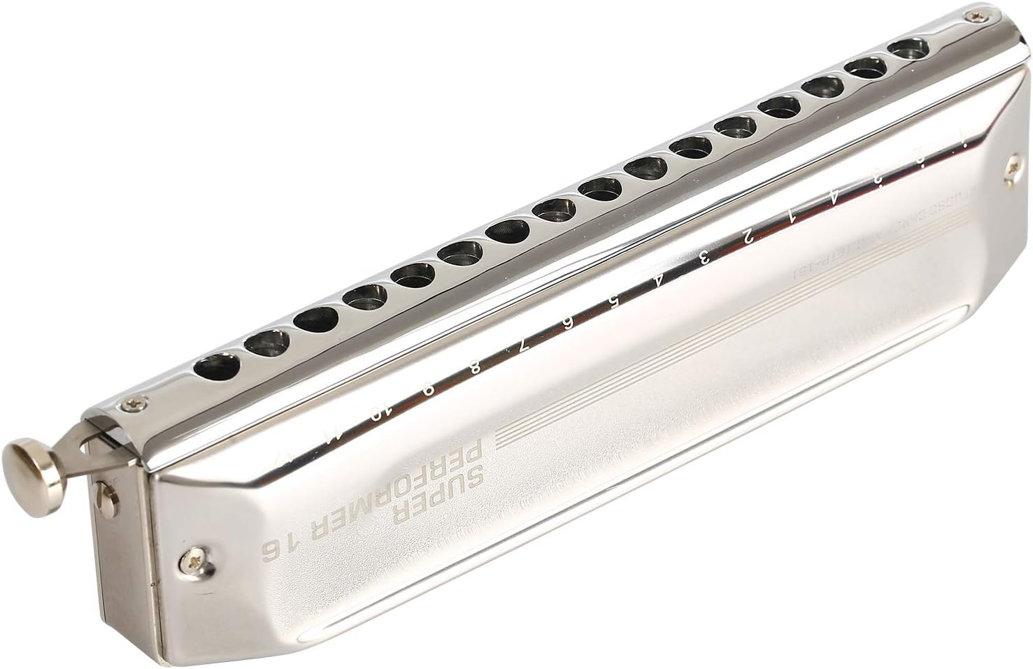 East top Upgrade Chromatic Harmonica 16 Hole 64 Tone Key of C, Professional Chromatic Mouth Organ Harmonica For Adults, Students and band players