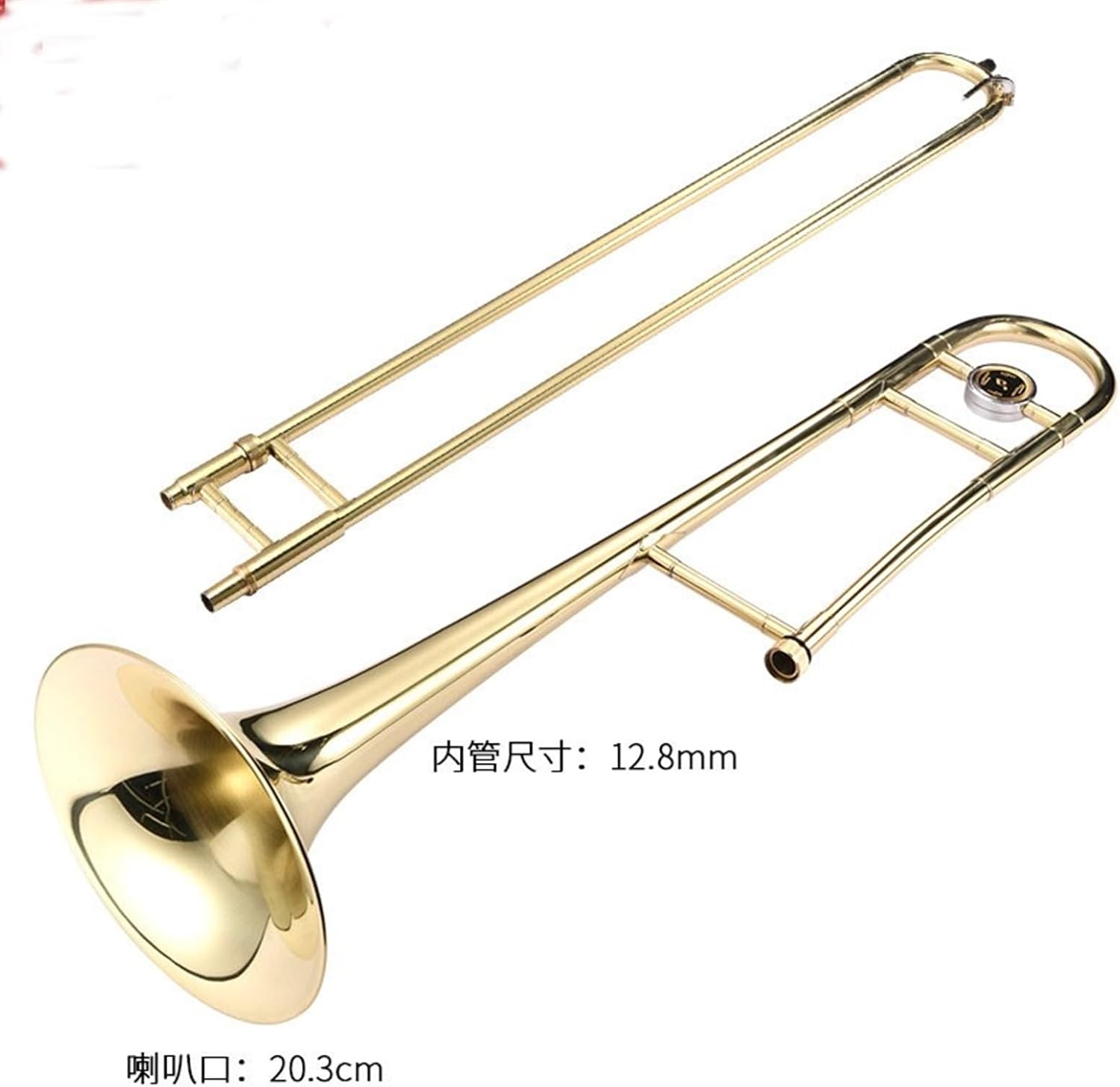 Professionals euphonium Alto Trombone Brass Instrument Trombone Surface Treatment Lacquer Gold