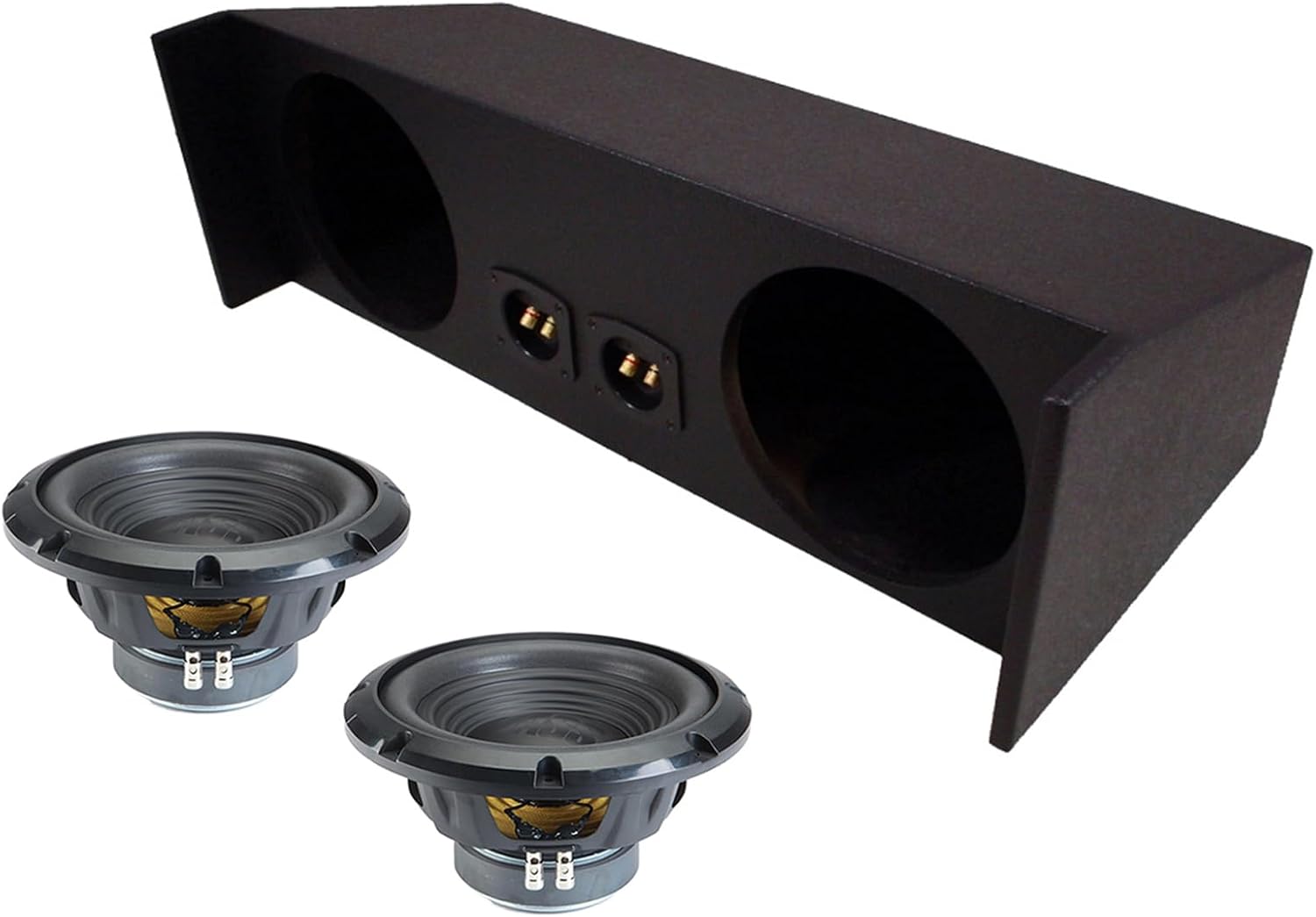 Alpine Compatible with 87-06 Jeep Wrangler YJ TJ Sealed Dual 10